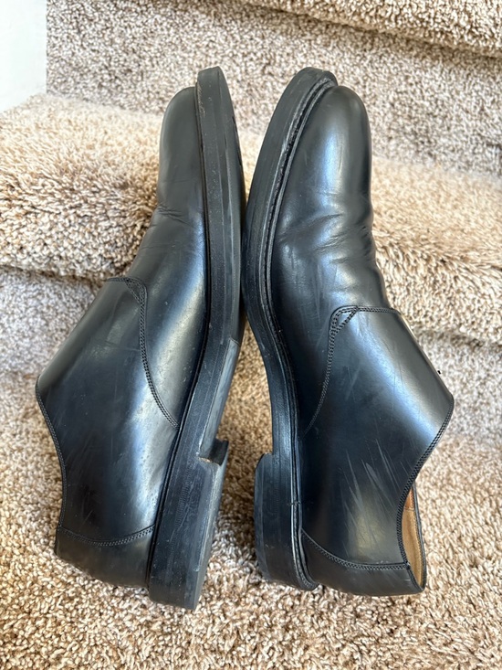 Gucci Men’s Black Double Monk Strap Leather Shoes main image 13